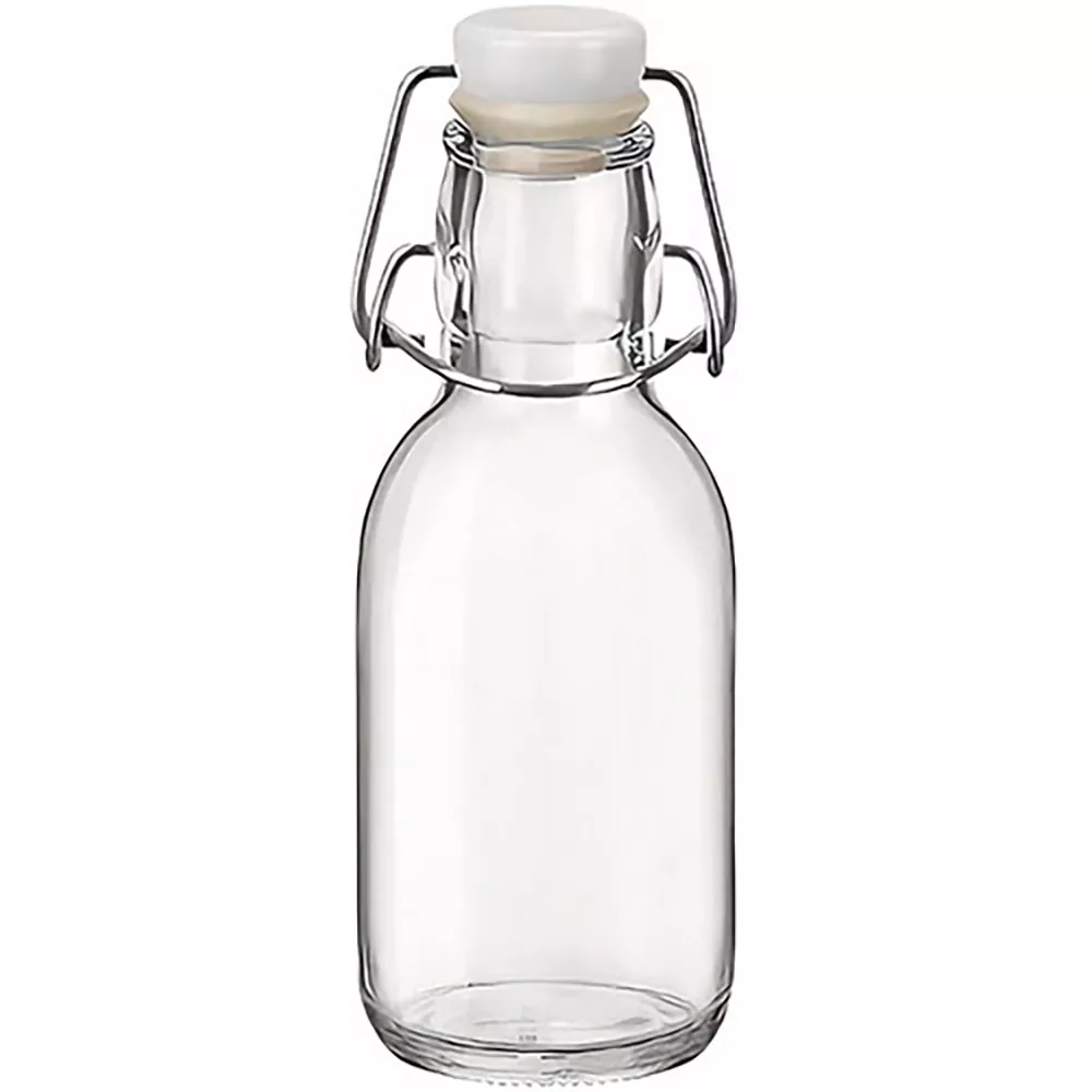 200 ml glasflasker med snaplåg