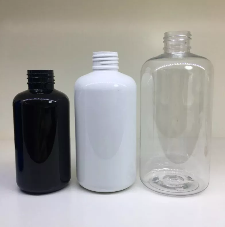 PET Boston Round Bottles With Silver Caps